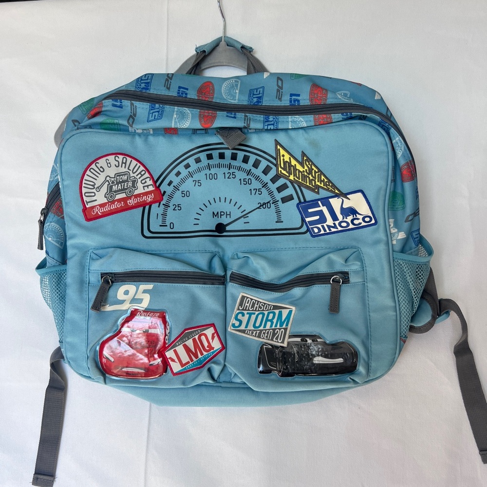 Disney Blue Cars Themed Backpack